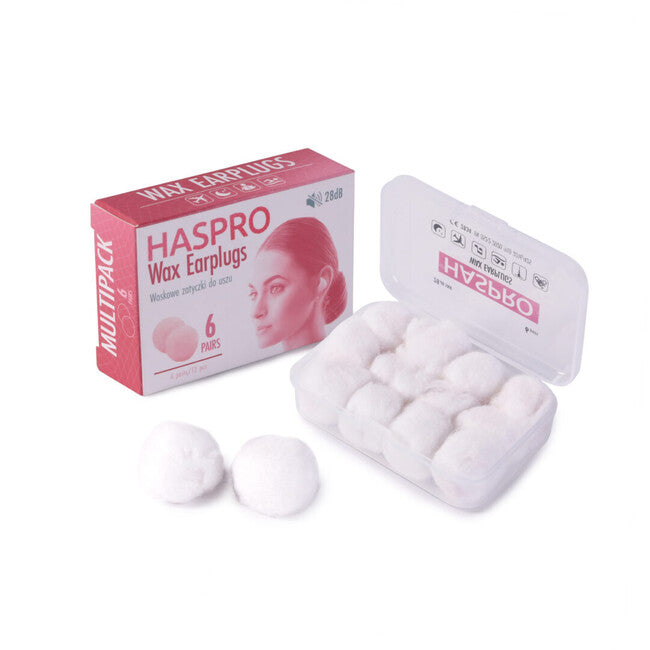 Haspro Wax Earplugs čepovi za uši (6 parova)