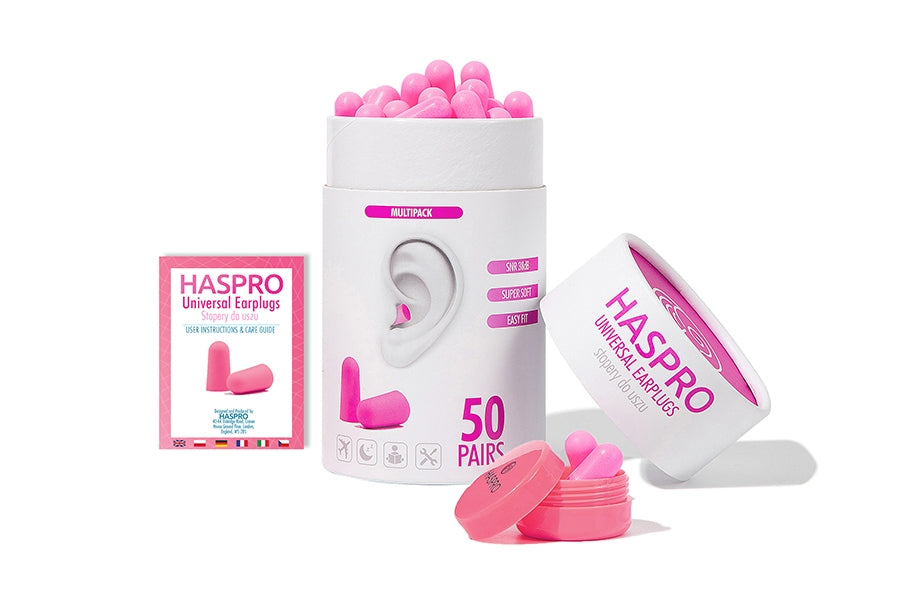 HASPRO TUBE50 čepovi za uši, ružičasti
