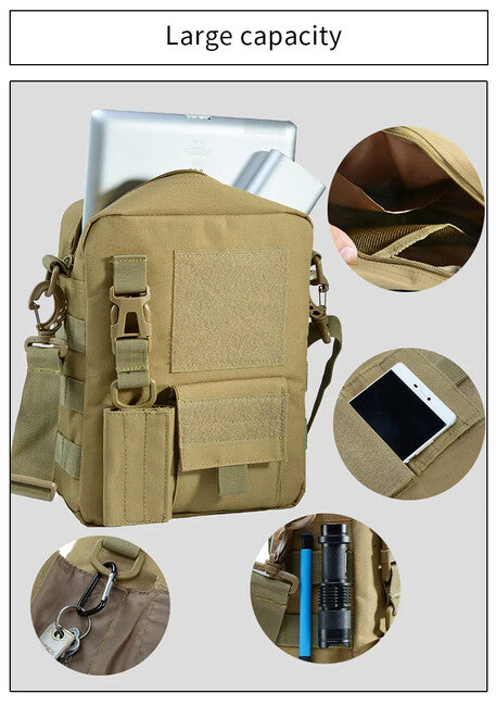 Dragowa Tactical torba preko ramena 4L, desert digital