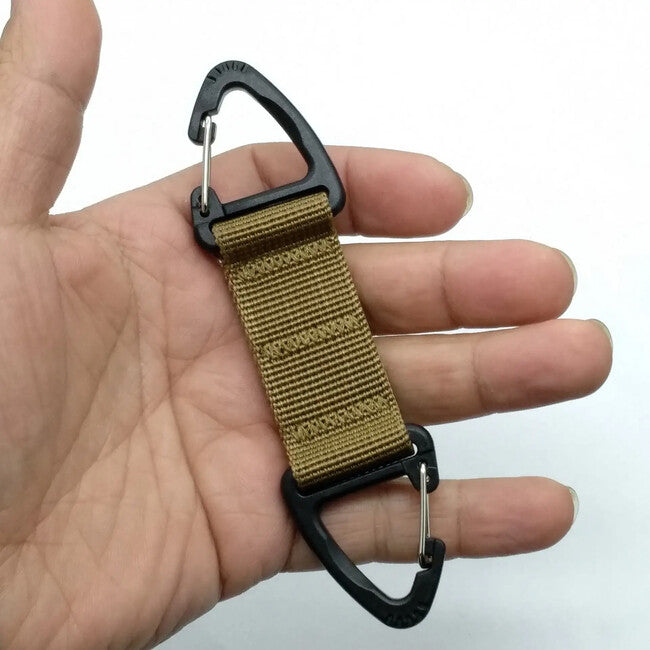 DRAGOWA Tactical Basecamp dvostrani karabiner, khaki