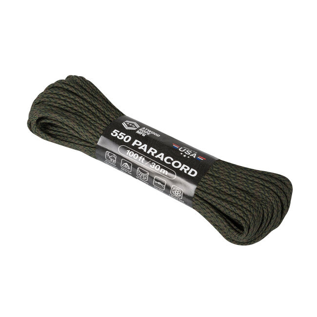 Helikon-Tex 550 Paracord s promjenjivim uzorcima boja (100 stopa), Covert