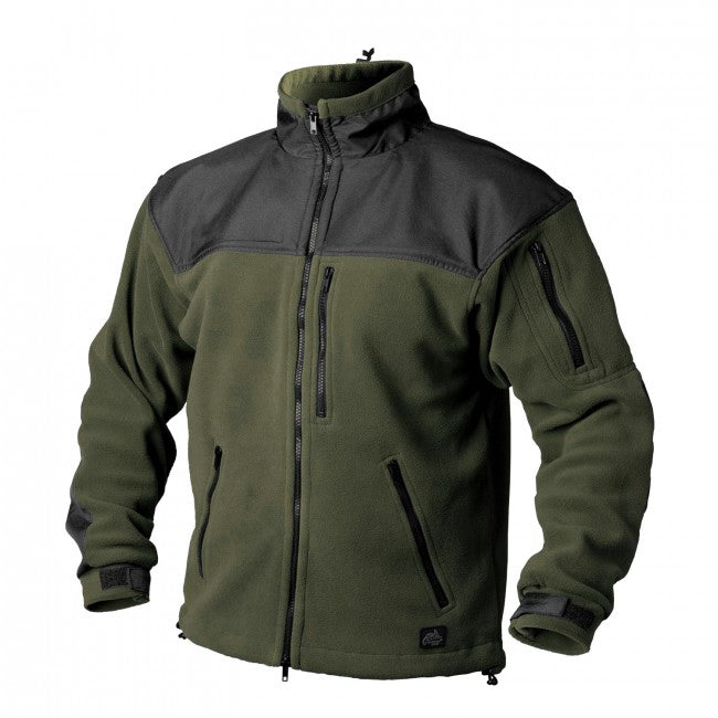 Helikon-Tex Classic Army ojačana flis jakna, maslinasto zeleno-crna