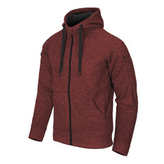 Helikon-Tex Covert taktički pulover s kapuljačom (FullZip), Melange Red