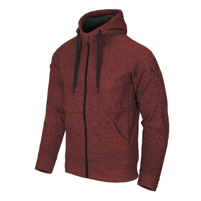 Helikon-Tex Covert taktički pulover s kapuljačom (FullZip), Melange Red
