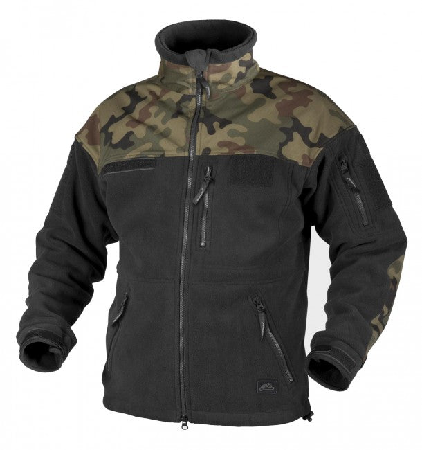 Helikon-Tex Infantry flis jakna, crna Woodland, 330g/m2
