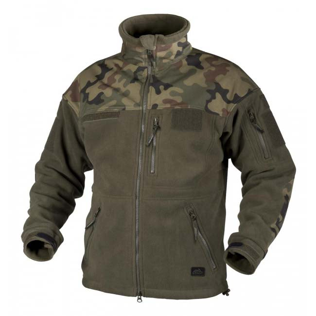 Helikon-Tex Infantry flis jakna, maslinasto zelena/Woodland, 330g/m2