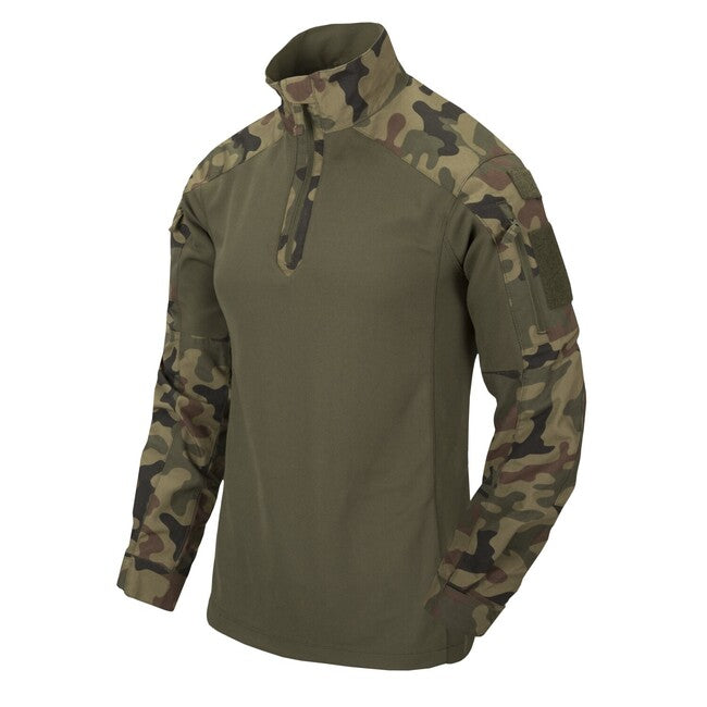 Helikon-Tex MCDU Combat majica NyCo Ripstop, PL Woodland