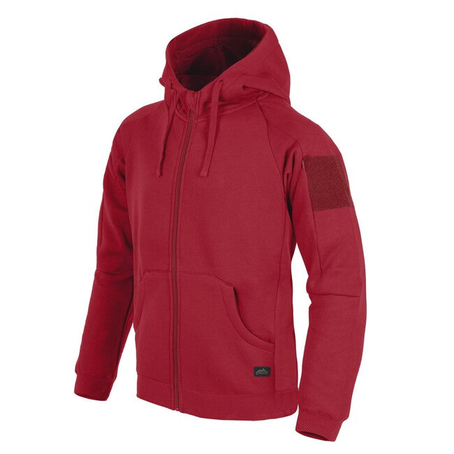 Helikon-Tex gradski pulover taktički FullZip, Red