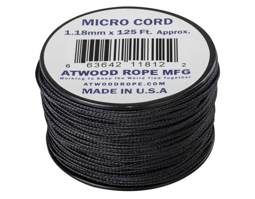 Helikon-Tex Micro Cord 125FT padobranska uzica 37 metara, crna
