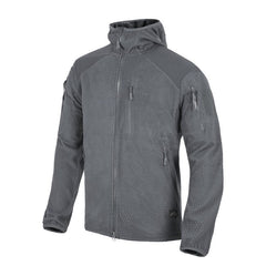 Helikon-Tex ALPHA HOODIE pulover Grid Fleece, Shadow Grey