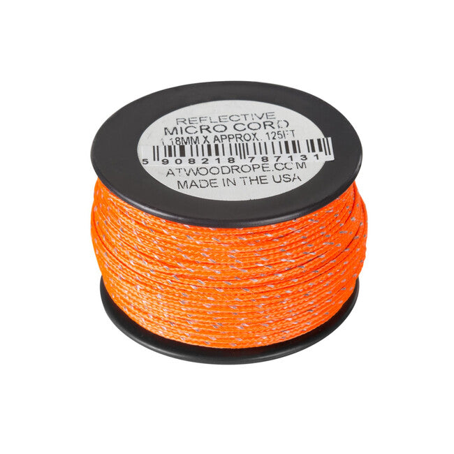 Helikon-Tex refleksna uzica Mikro 1,18 mm (125 stopa), neonsko narančasta