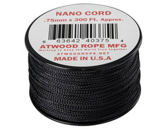 Helikon-Tex Nano Cord padobranska uzica 300FT, 91 metar, crna