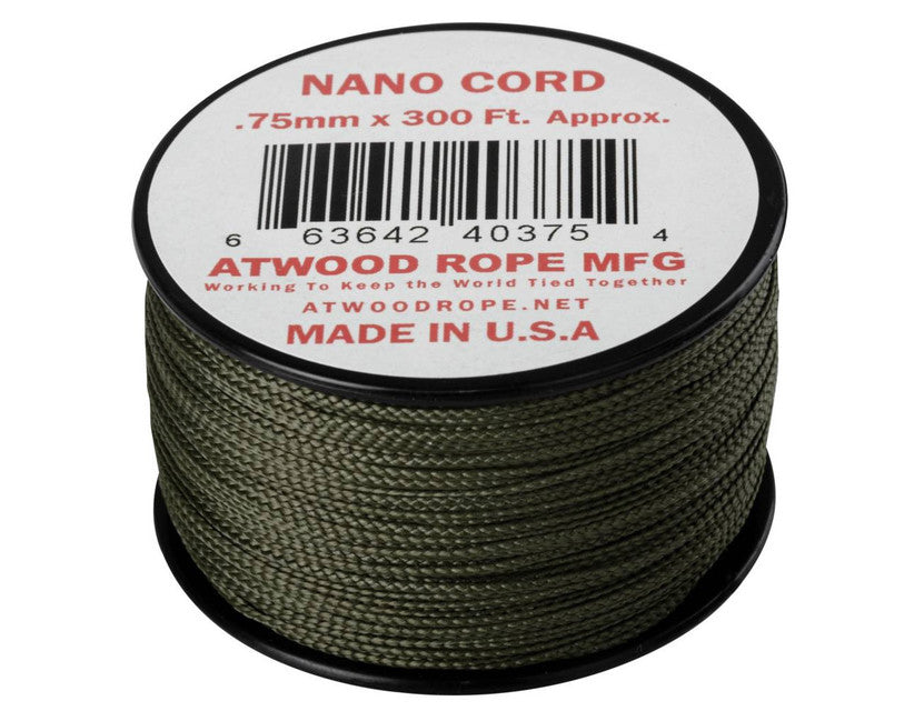 Helikon-Tex Nano Cord padobranska uzica 300FT, olive drab, 91 metar