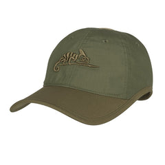 Helikon-Tex kapa sa šiltom PolyCotton Ripstop logom, Olive Green / Adaptive