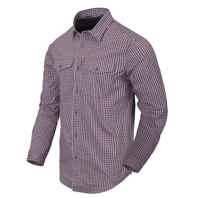 Helikon-Tex košulja taktička za skriveno nošenje, Scarlet Flame Checkered