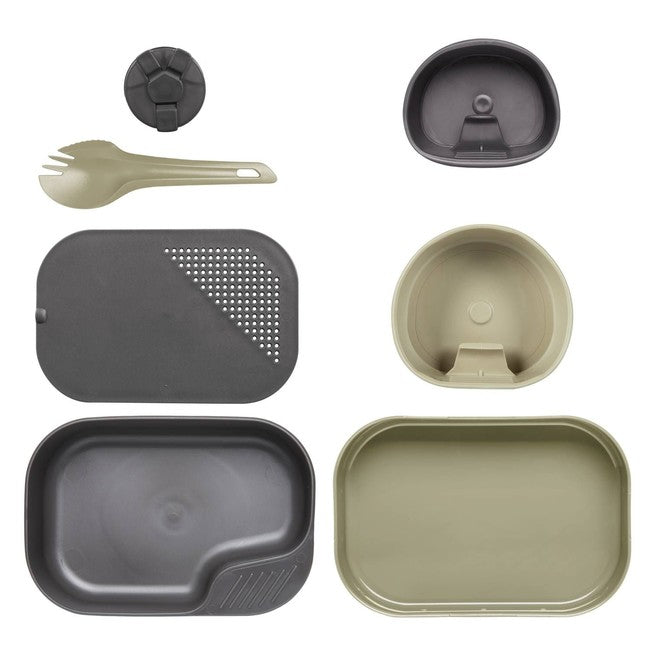 Helikon-Tex Wildo Camp plastični set za ručak, desert dark grey