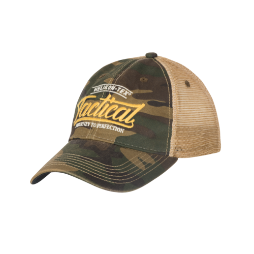 Helikon-Tex Dirty trucker kapa sa šiltom, Woodland