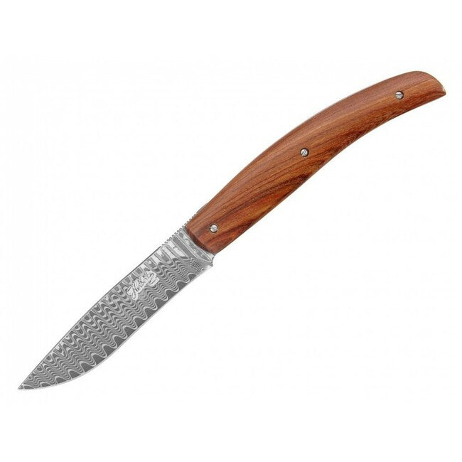 Herbertz Damast Sandel džepni nož 8,5 cm, smeđi
