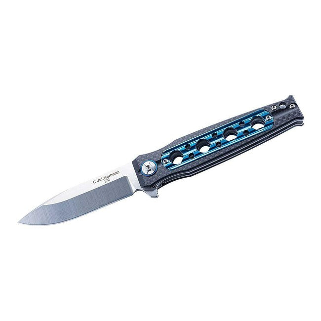 Herbertz džepni jednoručni nož 9,7cm, aluminij, ugljična vlakna