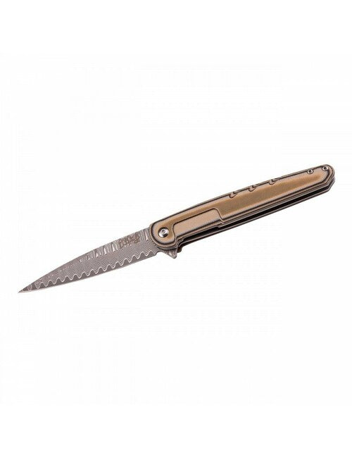 Herbertz Selektion Damast Spike jednoručni džepni nož, damast, G10, 9,5cm
