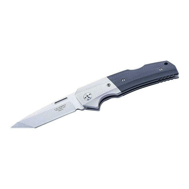 Herbertz Tanto džepni nož 8,7 cm, G10, nehrđajući čelik, CNC površina, crni