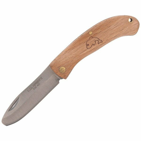 Herbertz džepni nož za djecu, bukovo drvo, motiv delfina, 6 cm