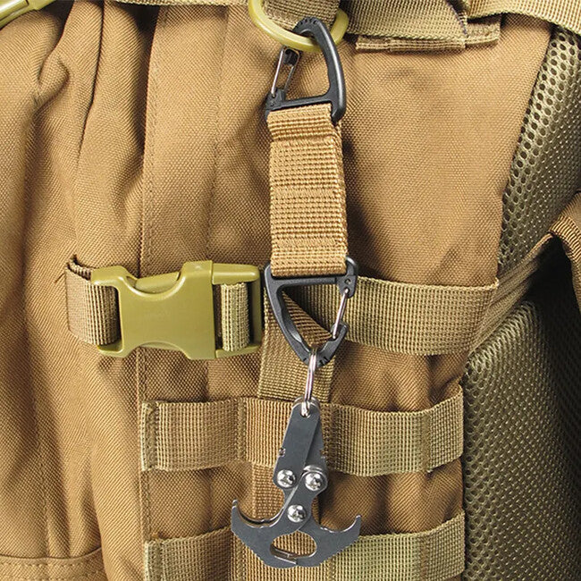 DRAGOWA Basecamp dvostrani karabiner Tactical, crni