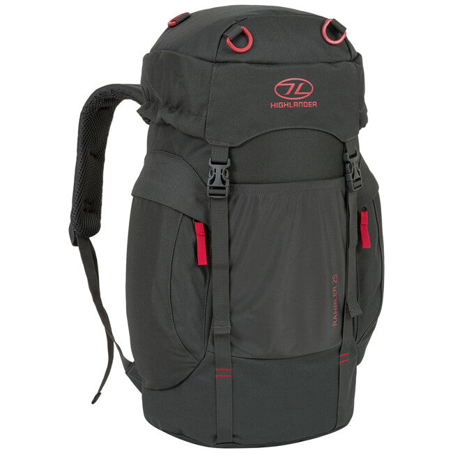 Highlander Rambler ruksak 25 L, crn