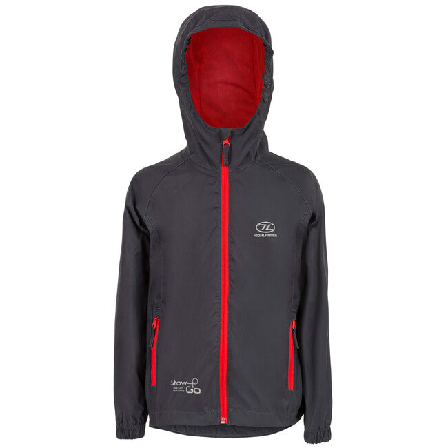 Highlander Stow and Go Kids kišni ogrtač za djecu, charcoal