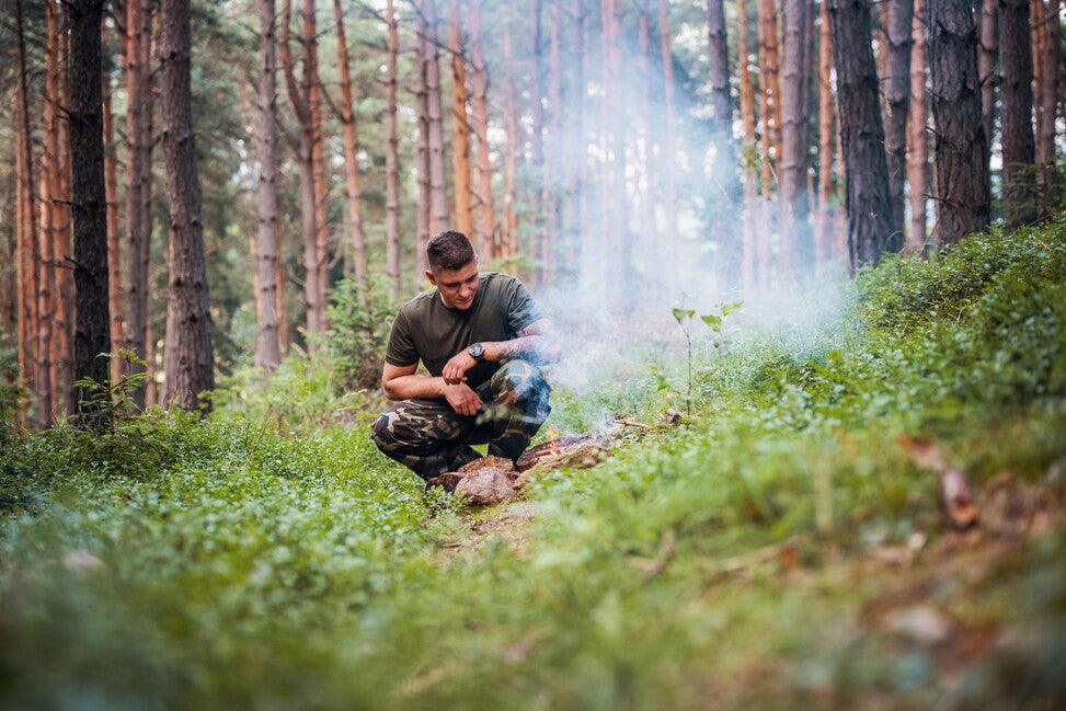 MFH US BDU hlače muške, woodland