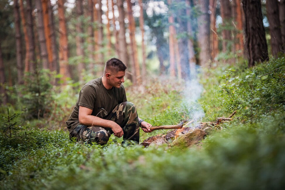 MFH US BDU hlače muške, flecktarn