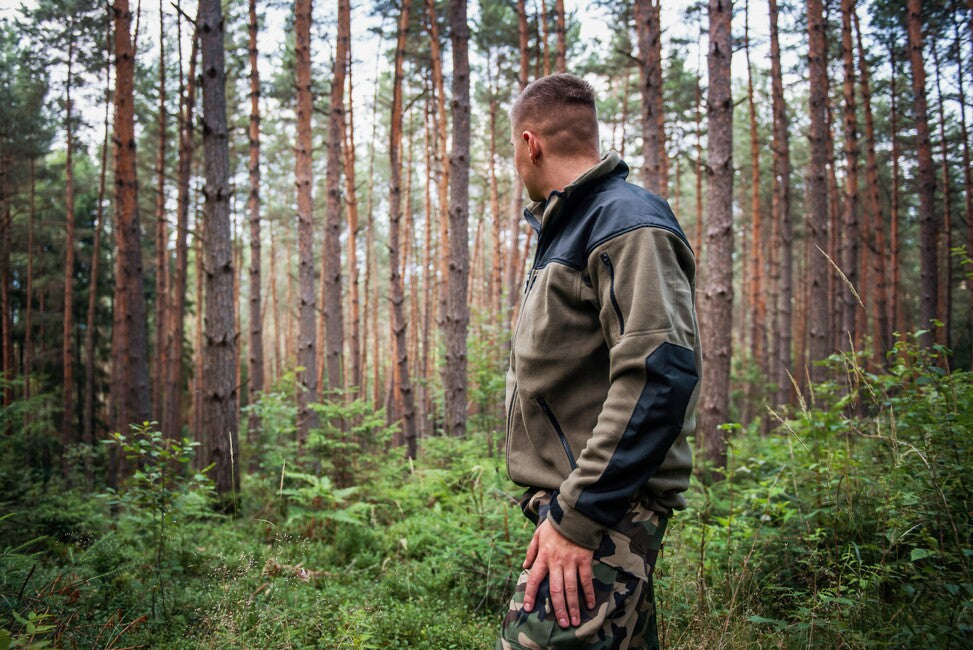 Helikon-Tex Classic Army flis ojačana jakna, crna