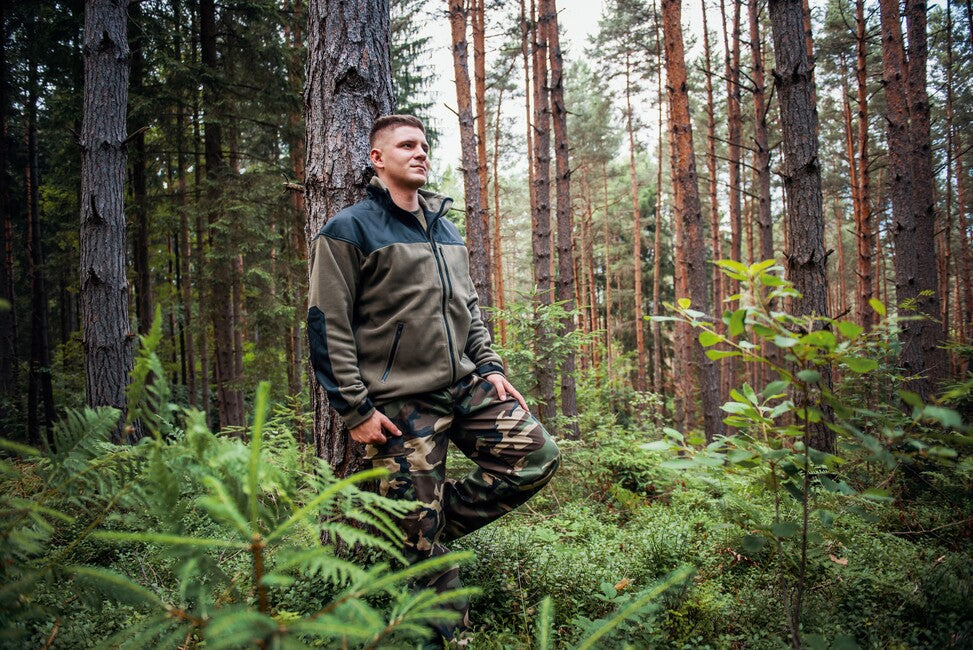 Helikon-Tex Classic Army flis ojačana jakna, crna