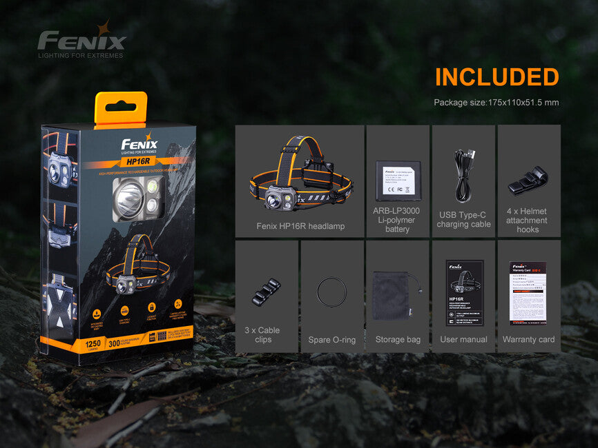 Fenix HP16R moćna naglavna svjetiljka