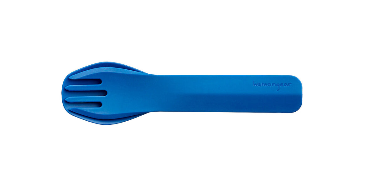 Humangear GoBites DUO pribor za jelo, plavi
