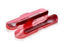 Humangear GoBites TRIO pribor za jelo, crveni
