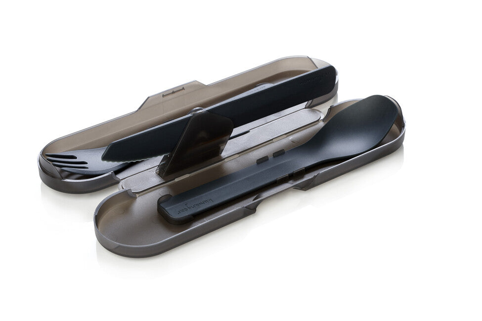 Humangear GoBites TRIO pribor za jelo, sivi