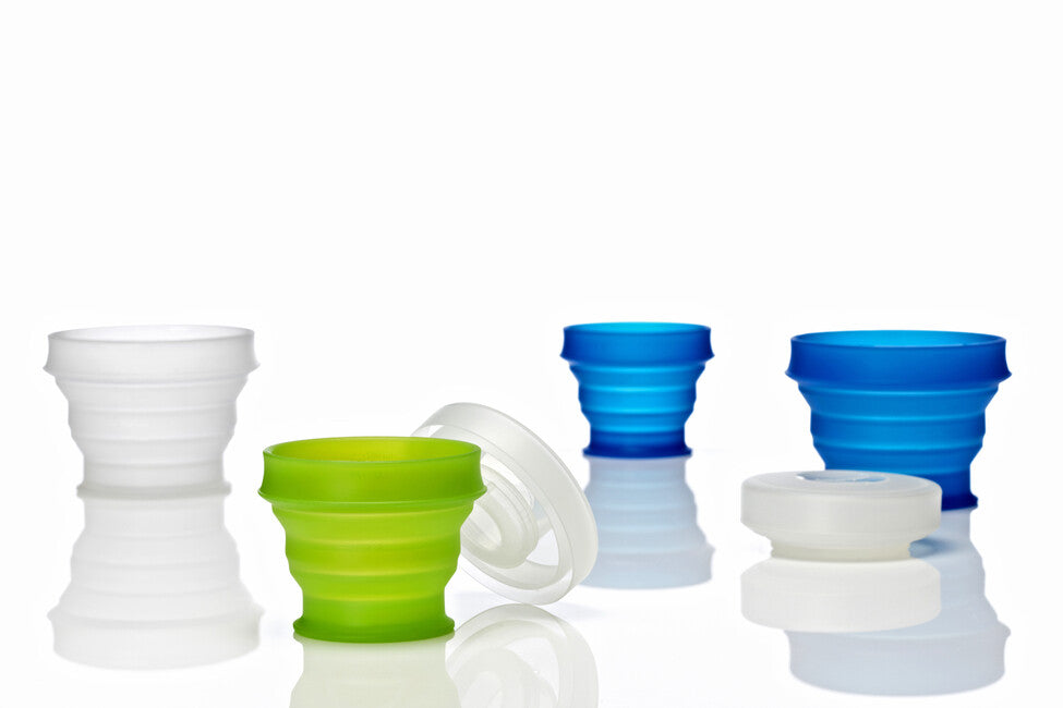 Humangear GoCup sklopiva putna čaša, higijenska, lako se pakira, 237 ml, zelena