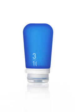 Humangear GoToob+ putna silikonska boca/posuda 100 ml boje, tamnoplava