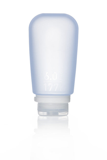 Humangear GoToob+ silikonska putna boca/posuda 177 ml, plava