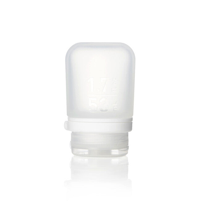 Humangear GoToob+ silikonska putna boca/posuda, 53 ml, prozirna