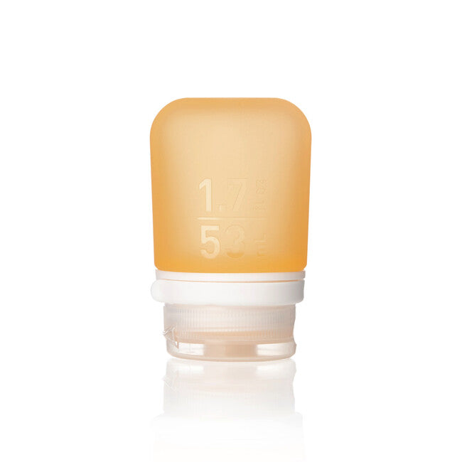 Humangear GoToob+ silikonska putna boca/posuda, narančasta, 53 ml
