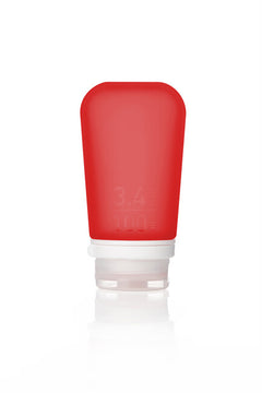 Humangear GoToob+ silikonska posuda za tekućine, crvene boje, 100 ml