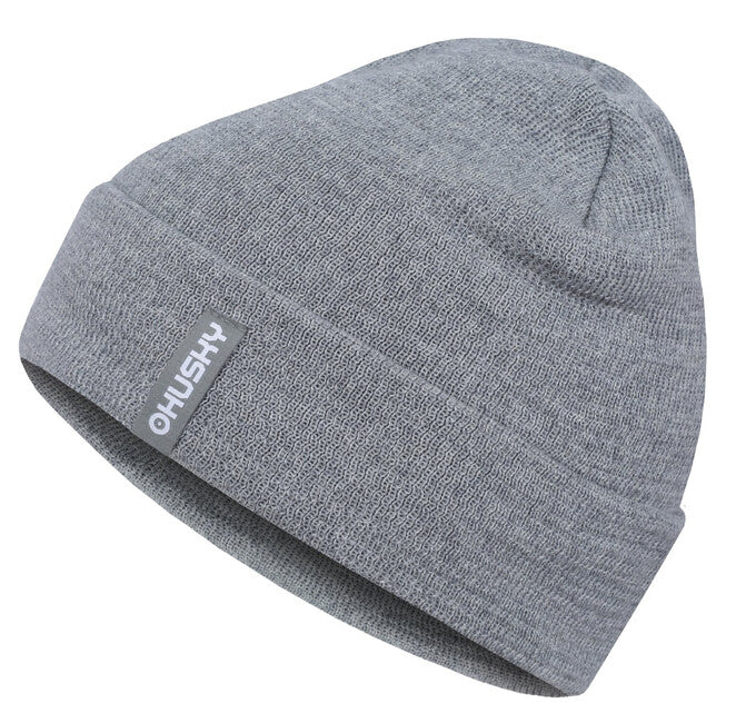 HUSKY Merhat 4 ženska merino kapa, siva melange