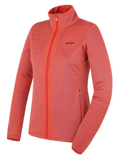HUSKY Artic Zip pulover ženski na zatvarač, crveni