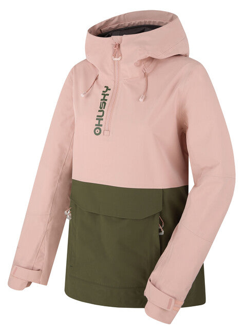 HUSKY Nabbi outdoor jakna ženska, svijetloružičasta/khaki
