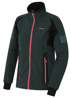 HUSKY Scooby softshell jakna ženska, crnozelena