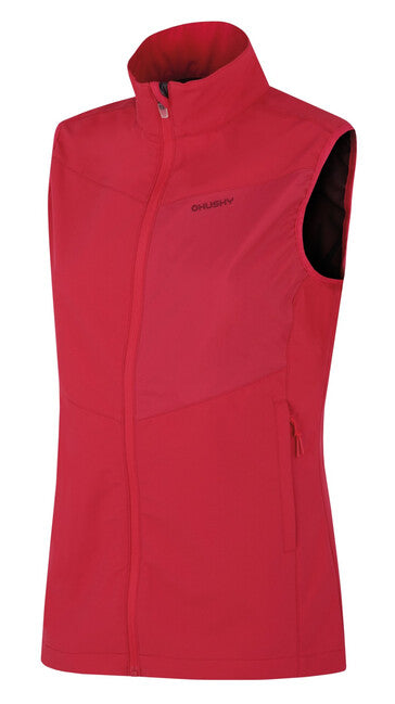 HUSKY Salien ženski softshell prsluk, ružičasti, L