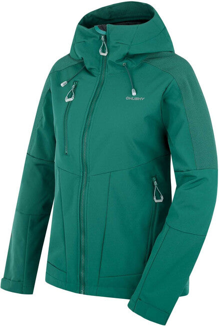 HUSKY Sevan softshell jakna ženska, tamnozelena