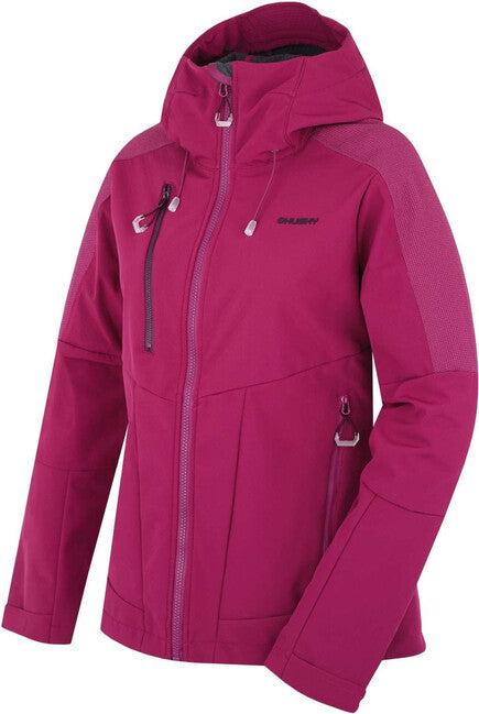 HUSKY Sevan softshell jakna ženska, tamna magenta